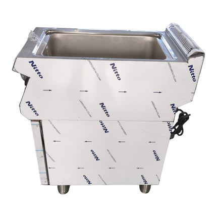 Almanya Bain Marie elektrisch 230 V 1kW 1xGN1/1 inkl. passendem Unterschrank Preiseinstiegsgerät - Salmgastro Onlineshop-8170606+8170608-DRN-