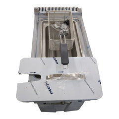 Almanya Fritteuse Propangas 10kW, inkl. Umbausatz für Erdgas inkl. passendem Unterschrank Preiseinstiegsgerät - Salmgastro Onlineshop-8170600+8170608-DRN-