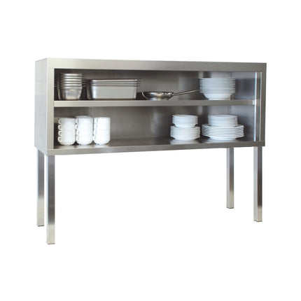 Tischaufsatzschrank offen