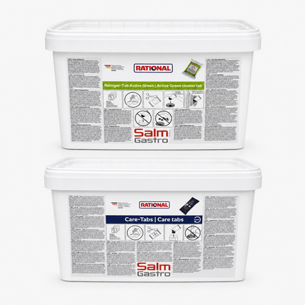 Schede Cleaner Rational 150 Active Green + 150 Care Schede con CareControl per ICombi Pro/Classic Spenset