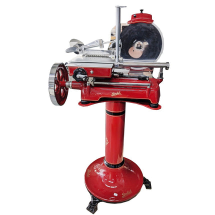 Berkel Aufschnittmaschine Volano B2 rot inkl. Standfuß - Salmgastro Onlineshop-8165314-Berkel-+8165315