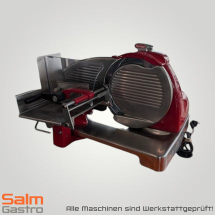 Deko Aufschnittmaschine 834 S Rot gebraucht mit 1 Jahr Garantie 230V 296mm Messer