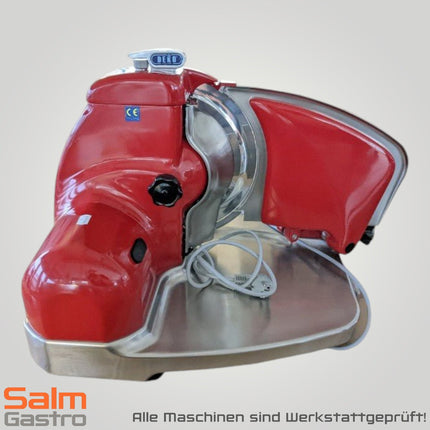 DeKo überarbeitete Aufschnittmaschine 834 S Farbe Rot RAL 3003 Allesschneider gebraucht