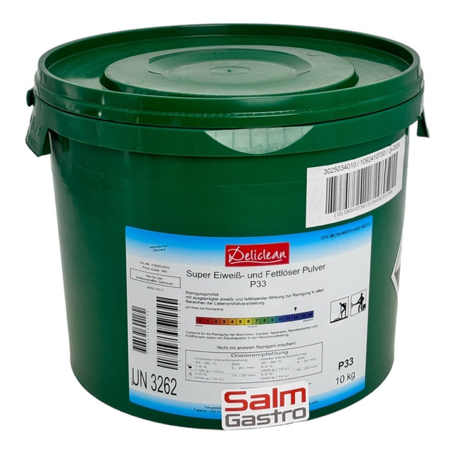 Deliclean Eiweiss - Fettlöser Super P33 Pulver 10kg - Salmgastro Onlineshop - 8129726 - Deliclean -