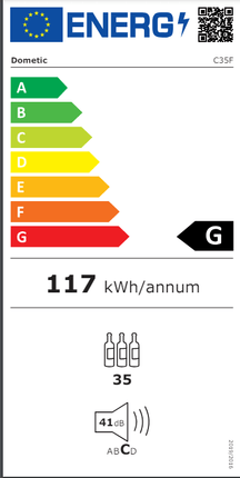 Dometic C35F Weinkühlschrank - Salmgastro Onlineshop-9600049638-Dometic-7315091462129