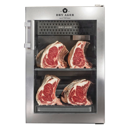 DRY AGER Fleischreifeschrank DX500 Premium S mit Smart Aging & LED Salzwandoptik Starter Set - Salmgastro Onlineshop - 8171556_Starter Set - Lava Landig Dry Ager - 