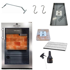 DRY AGER Fleischreifeschrank DX500 Premium S mit Smart Aging & LED Salzwandoptik Starter Set - Salmgastro Onlineshop - 8171556_Starter Set - Lava Landig Dry Ager -