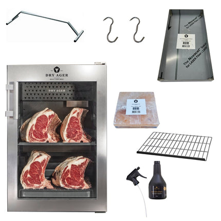 DRY AGER Fleischreifeschrank DX500 Premium S mit Smart Aging Starter Set - Salmgastro Onlineshop - 8171554_Starter Set - Lava Landig Dry Ager - 