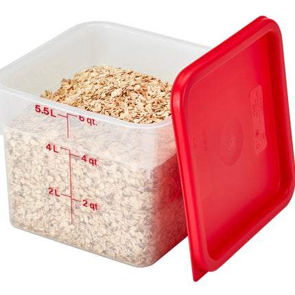 Cambro CamSquare® Vorratsbehälter Polypropylene Camsquare, Quadratisch 5,7 L - 6SFSPP190