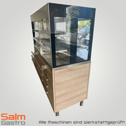 Electrolux Kühlvitrine 4 x GN mit Entnahmeklappen, Kühlwanne, Kühlvitrine, Tablettrutsche CNS Vorführgerät Werkstattgeprüft Garantie 230V - Salmgastro Onlineshop - 8400 - Electrolux - 