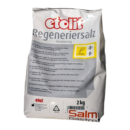 Etolit Regeneriersalz feinkörnig Karton á 6 Beutel je 2kg - Salmgastro Onlineshop - 8101117 - etolit - 