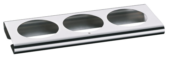 WMF Gestell, 3 Ausschnitte – Cromargan® Edelstahl 18/10, poliert