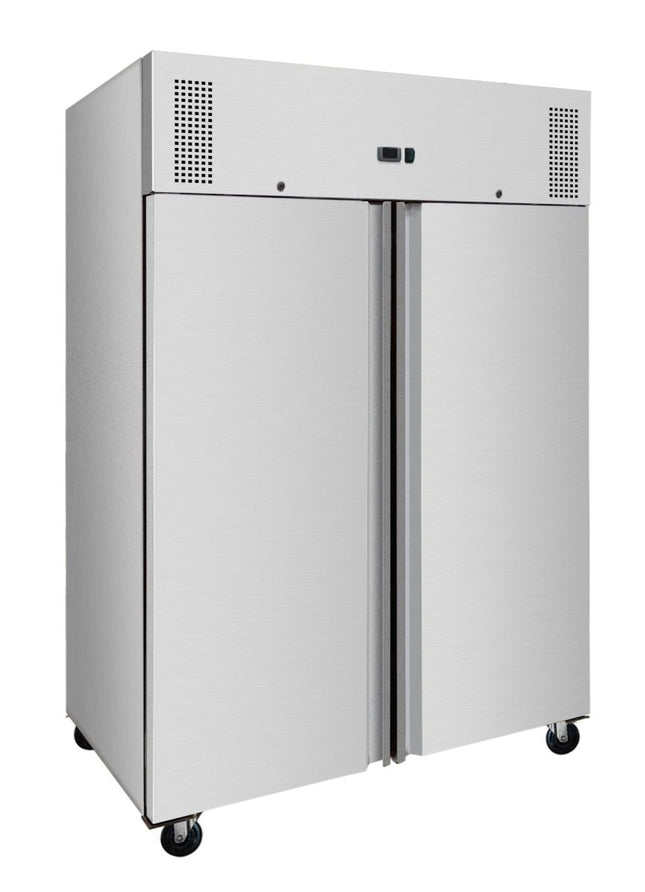 Hagsfeld Tiefkühlschrank GN 2/1 Gewerbekühlschrank Energieklasse A 2-türig Weltneuheit! - Salmgastro Onlineshop-8174913-Hagsfeld-