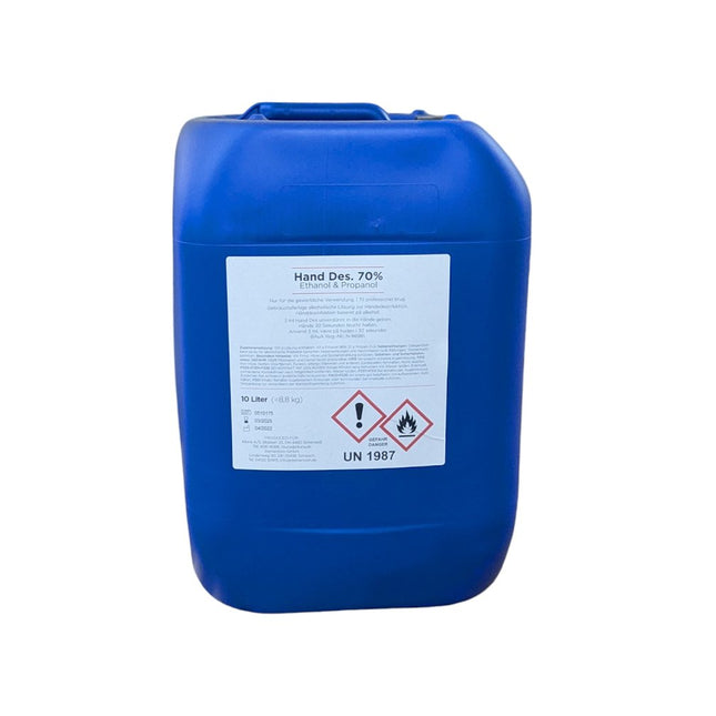 Händedesinfektion 70% alkoholische Lösung KA=10L Restposten Sonderposten - Salmgastro Onlineshop - 8165914 - Dr. Stöcker -