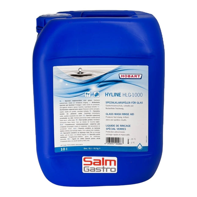 Hobart HYLINE Klarspüler HLG 1000 10L Flüssigklarspüler für Gläser - Salmgastro Onlineshop - 8174835 - Hobart -