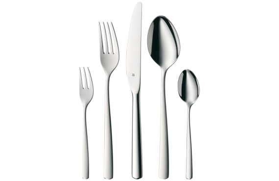 WMF Base Besteckset 24-teilig, Cromargan 18/10