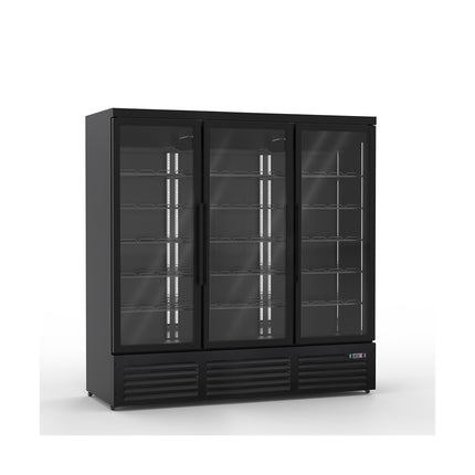 Getränkekühlschrank 1900 Liter | schwarz | 1880 X 710 X 2030 mm von A & S Gastro – Kühlschränke für die Gastronomie