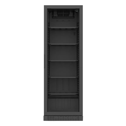 Getränkeühlschrank 373 Liter | 595x605x1810 mm | schwarz von A & S Gastro – Kühlschränke für die Gastronomie