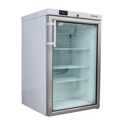 Medikamentenkühlschrank | 1 Glastür | 130 L | 560 x 620 x 870 mm | ohne Temperaturaufzeichnung & USB-Transfer von A & S Gastro – Kühlschränke für die Gastronomie