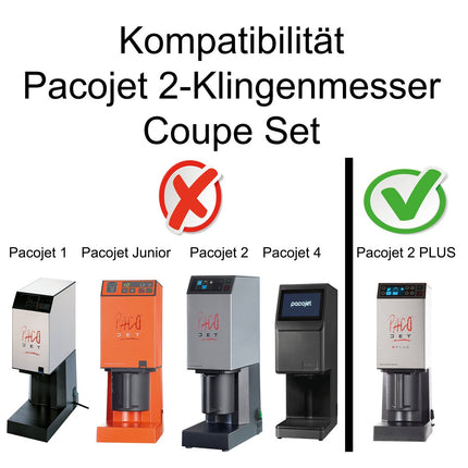 PacoJet 2 - Klingen - Messer aus dem Coupe - Set PLUS für Pacojet 2 Plus - Salmgastro Onlineshop - 8172297 - Pacojet - 