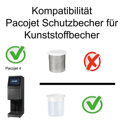 PacoJet 4 Schutzbecher für Kunststoff Pacossierbecher - Salmgastro Onlineshop - 8172016 - Pacojet - 