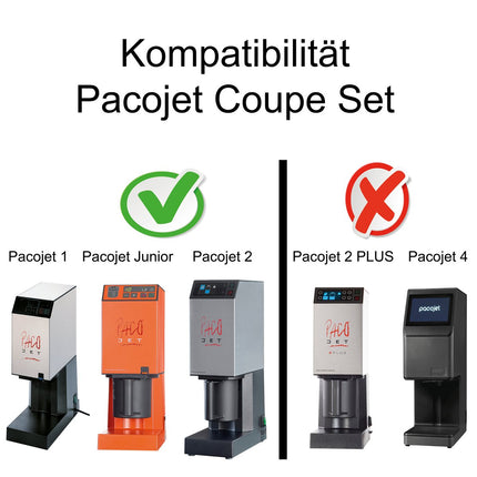 Pacojet Coupe Set für Pacossierer 1 + 2 und Junior - Salmgastro Onlineshop - 8141816 - Pacojet - 42597