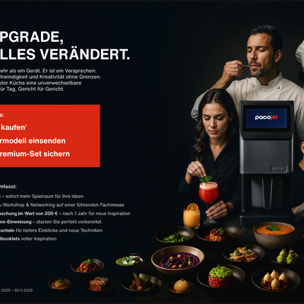Sonderaktion Pacojet 4  Alt gegen Neu  Premium Set inkl. 400€ Cashback