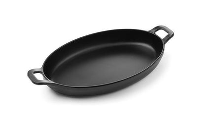 HENDI Miniatur-Pfanne – oval – Little Chef – Schwarz – 263 × 140 × 37 mm – weitere Produktansicht