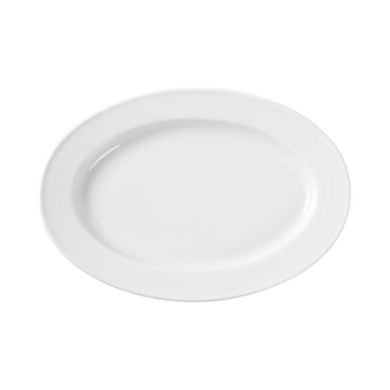 HENDI Platte – oval – Weiß – 290 × 200 mm – 6 Stück – weitere Produktansicht