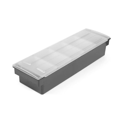 BarUp Zutatenbehälter – 5 Fächer – Schwarz – 480 × 150 × 100 mm – weitere Produktansicht