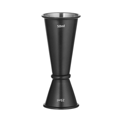 BarUp Barmaß 25 / 50 ml – Schwarz – Ø 44 × H 110 mm – weitere Produktansicht