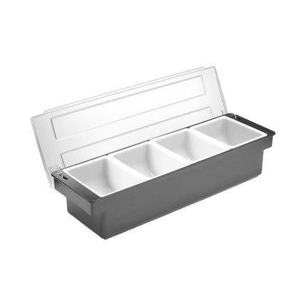 BarUp Zutatenbehälter – 4 Fächer – 480 × 150 × 100 mm – weitere Produktansicht