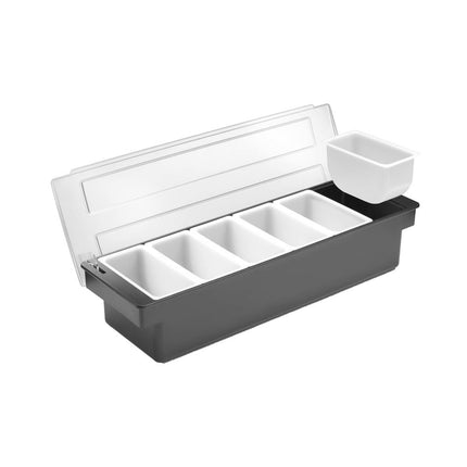 BarUp Zutatenbehälter – 6 Fächer – 480 × 150 × 100 mm – weitere Produktansicht