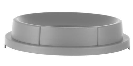 AmerBox Offener Deckel für Abfalleimer rund – Passend für 691038 – Hellgrau – Ø 570 × H 135 mm – Weitere Produktansicht