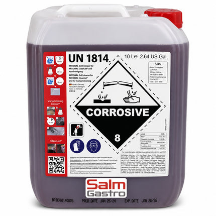 <tc>Rational</tc>/Wiesheu Limpiador de parrillas y especiales con bidón CleanJet de 10 L para Cm y CPC