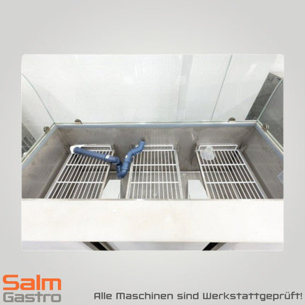 Saladette GN 4x1/1 mit Glasaufsatz gebraucht 230V 400L 3 Türen - Salmgastro Onlineshop - 8172911 - GGG - 