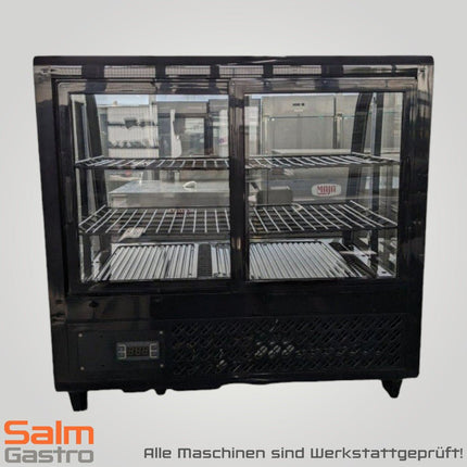 SARO Kühlvitrine 100 Liter, Modell KATRIN schwarz 230V 0,160kW Ausstellungsstück - Salmgastro Onlineshop - 8175740 - Saro - 