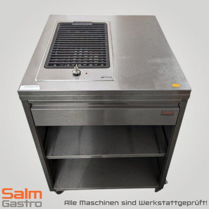 SFB Schranktisch CNS mit Lavastein - Grill BBQ von SFB Einzelstück Outdoor Elektro gebraucht - Salmgastro Onlineshop - 8155523 - SFB Metallerzeugnisse - 