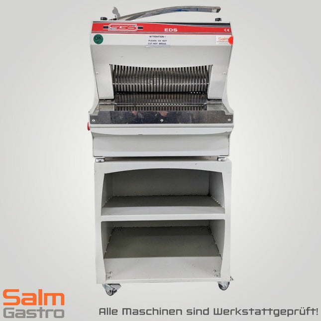 SGS Brotschneidemaschine EDS01 Schneidemaschine fahrbar Standgerät gebraucht - Salmgastro Onlineshop - 8169768 - SGS -