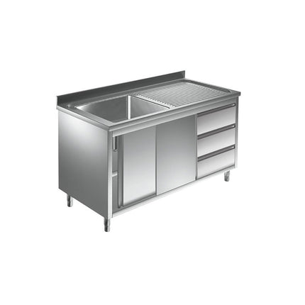 Spülschrank mit Schubladenblock