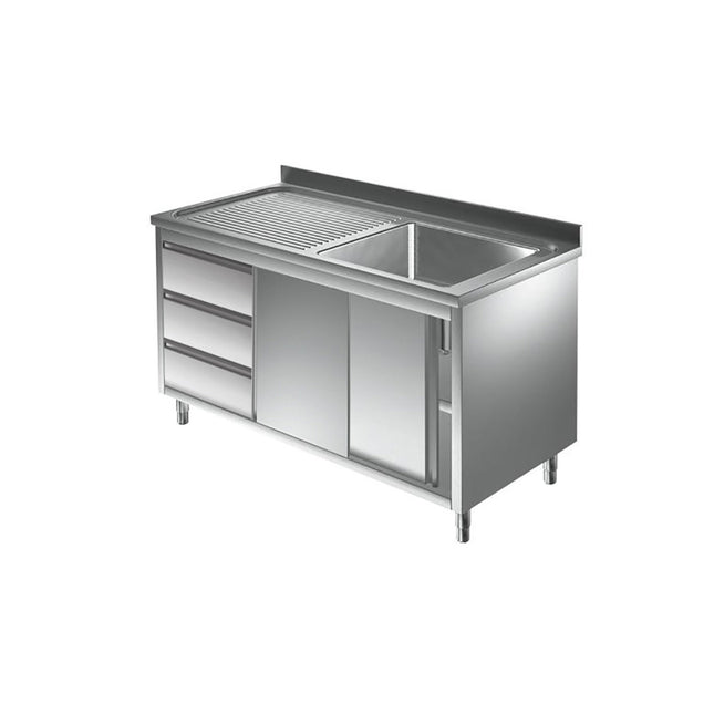 Spülschrank mit Schubladenblock