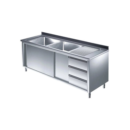 Spülschrank mit Schubladenblock