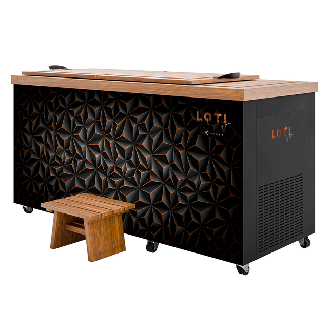 Tensai Eistauchbad, Kältebad, Eisbad, Eiswanne LOTI 0°C/+12°C fahrbar 230V Ausstellungsgerät