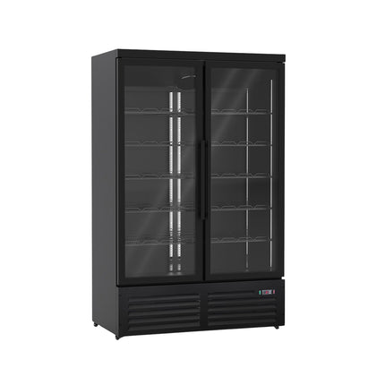 Tiefkühlschrank mit 1250 Liter | schwarz |1253 X 710 X 2030 mm von A & S Gastro – Tiefkühlschrank für die Gastronomie
