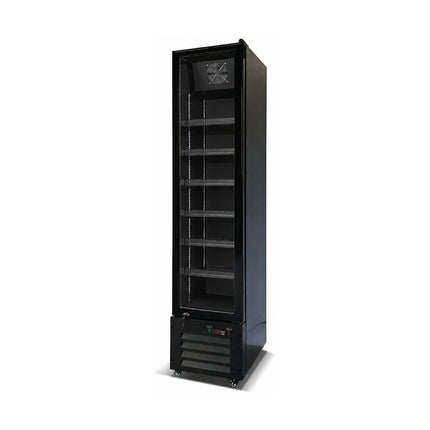Tiefkühlschrank 220 Liter | schwarz |420 X 485 X 1890 mm von A & S Gastro – Tiefkühlschrank für die Gastronomie