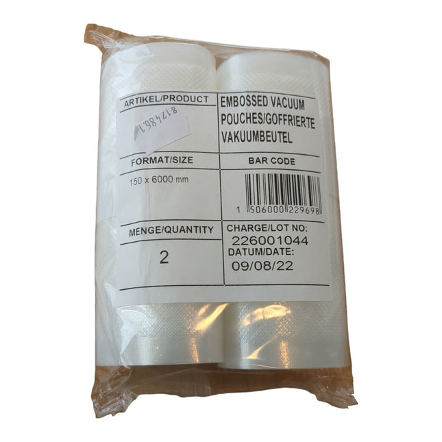 Vakuum Frischhalterollen 150x6000mm 2 Rollen á 91 Beutel - Salmgastro Onlineshop - 8174861 - Dagema -