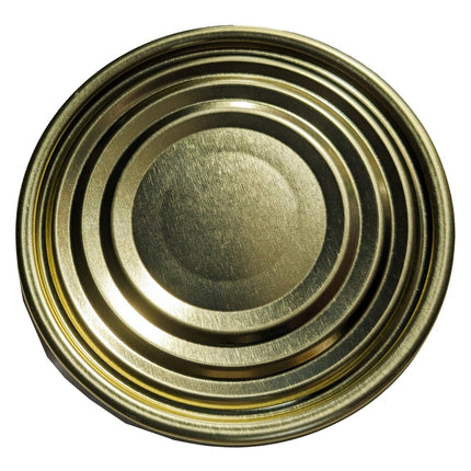 1 Karton Deckel für Dosen 99 neutral Gold - Salmgastro Onlineshop-0606700-Maier Verpackungen-