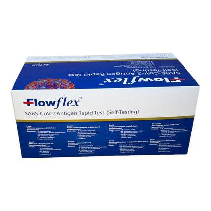 25 Stück Corona Schnelltest FlowFlex Nasal Antigen Laientest CE0123 MHD 09/24 - Salmgastro Onlineshop-8169953-FlowFlex-