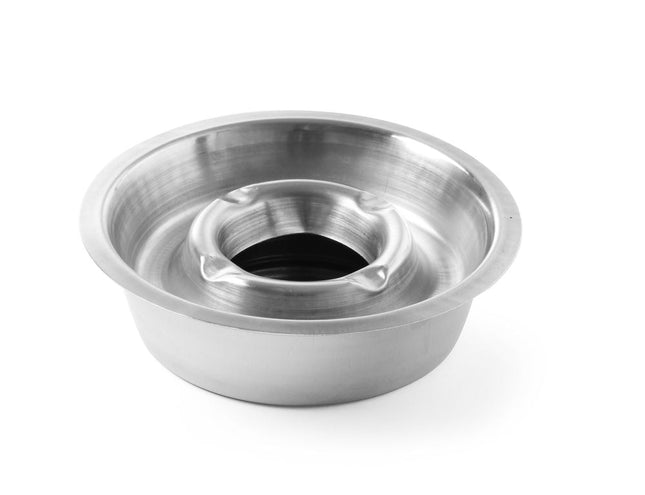 Aschenbecher mit Aschebehälter, HENDI, ø140x(H)40mm - Salmgastro Onlineshop-440605-Hendi-8711369440605