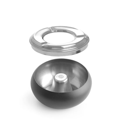 Aschenbecher, schwarz, HENDI, ø105x(H)58mm - Salmgastro Onlineshop-440230-Hendi-8711369440230